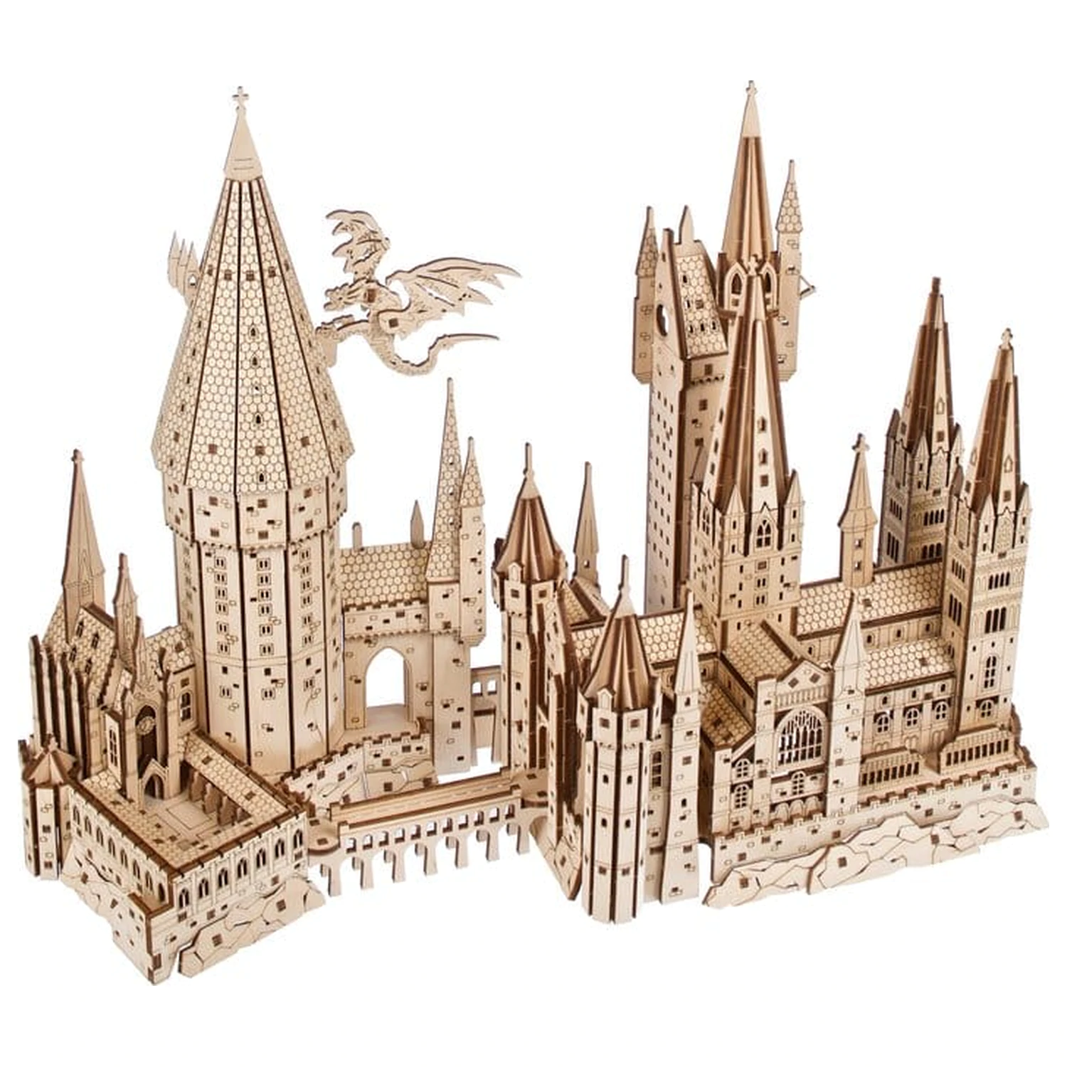 Harry Potter 3D dřevěné puzzle Bradavický hrad fotografii produktu