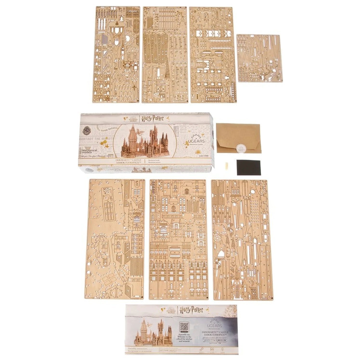 Harry Potter 3D dřevěné puzzle Bradavický hrad fotografii produktu