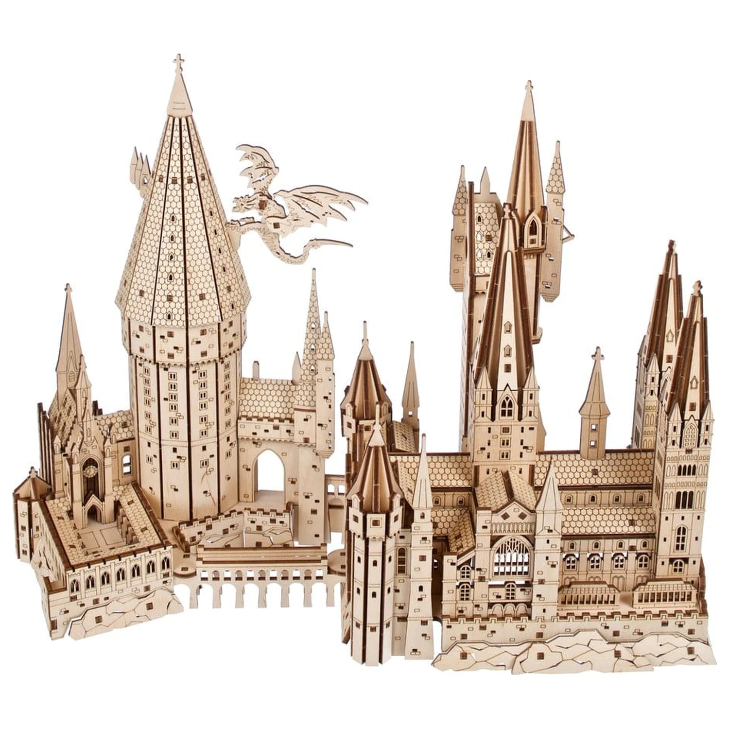 Harry Potter 3D dřevěné puzzle Bradavický hrad fotografii produktu