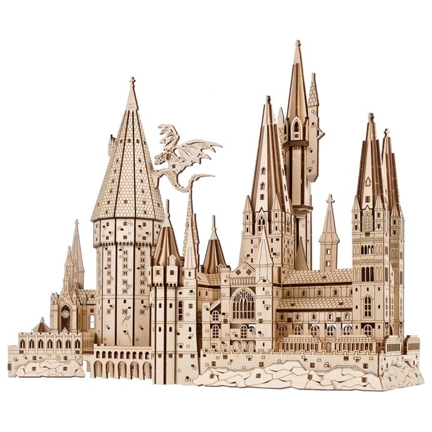 Harry Potter 3D dřevěné puzzle Bradavický hrad fotografii produktu
