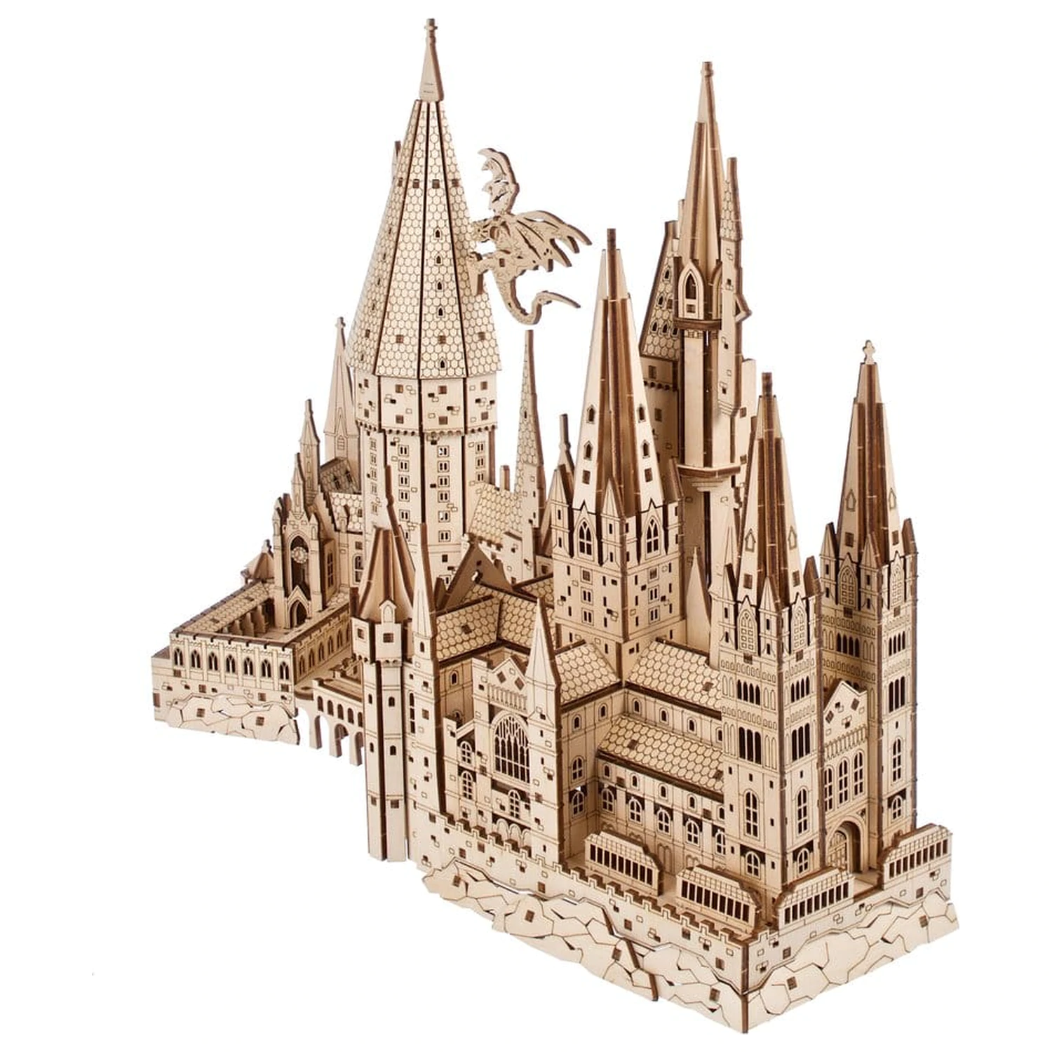 Harry Potter 3D dřevěné puzzle Bradavický hrad fotografii produktu