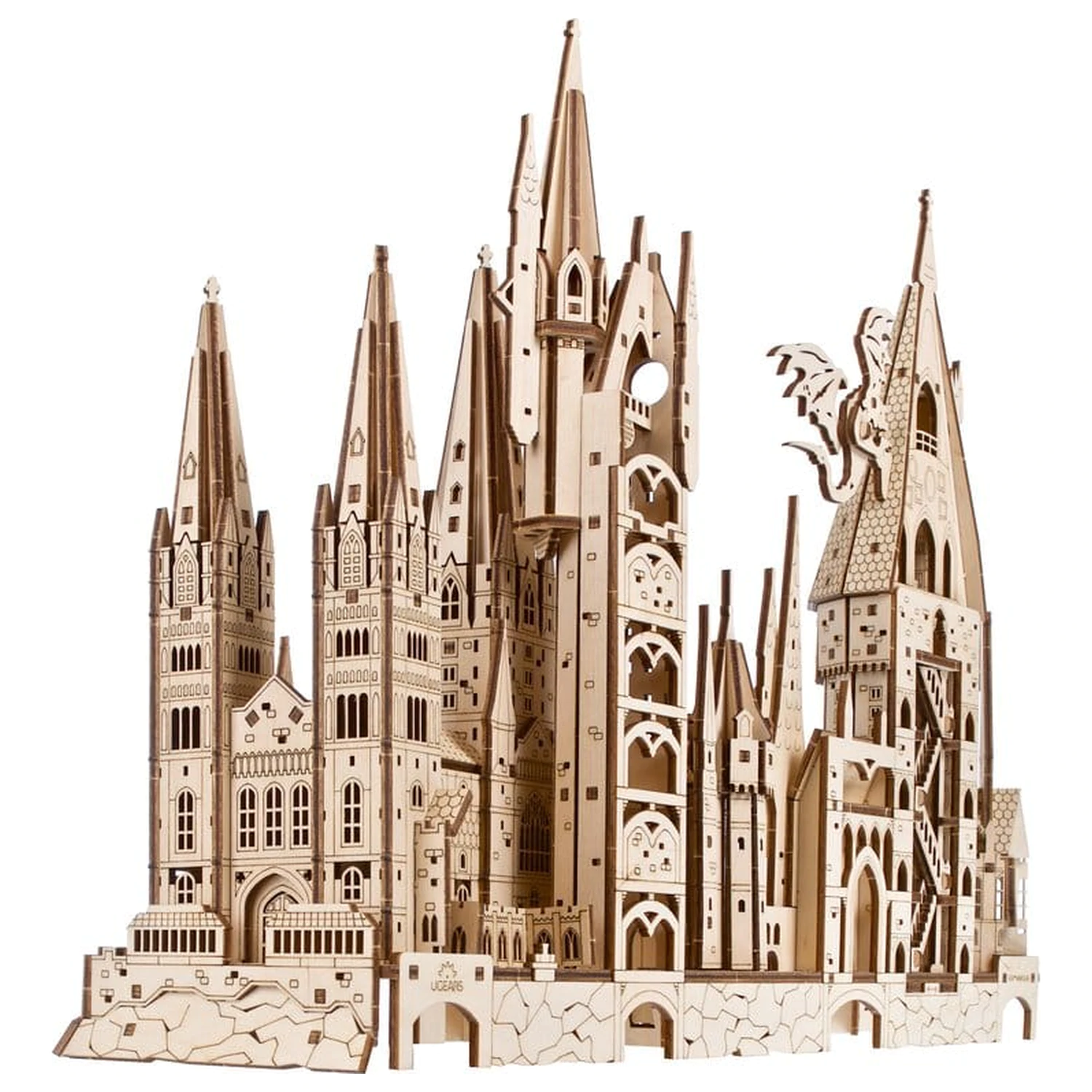 Harry Potter 3D dřevěné puzzle Bradavický hrad fotografii produktu