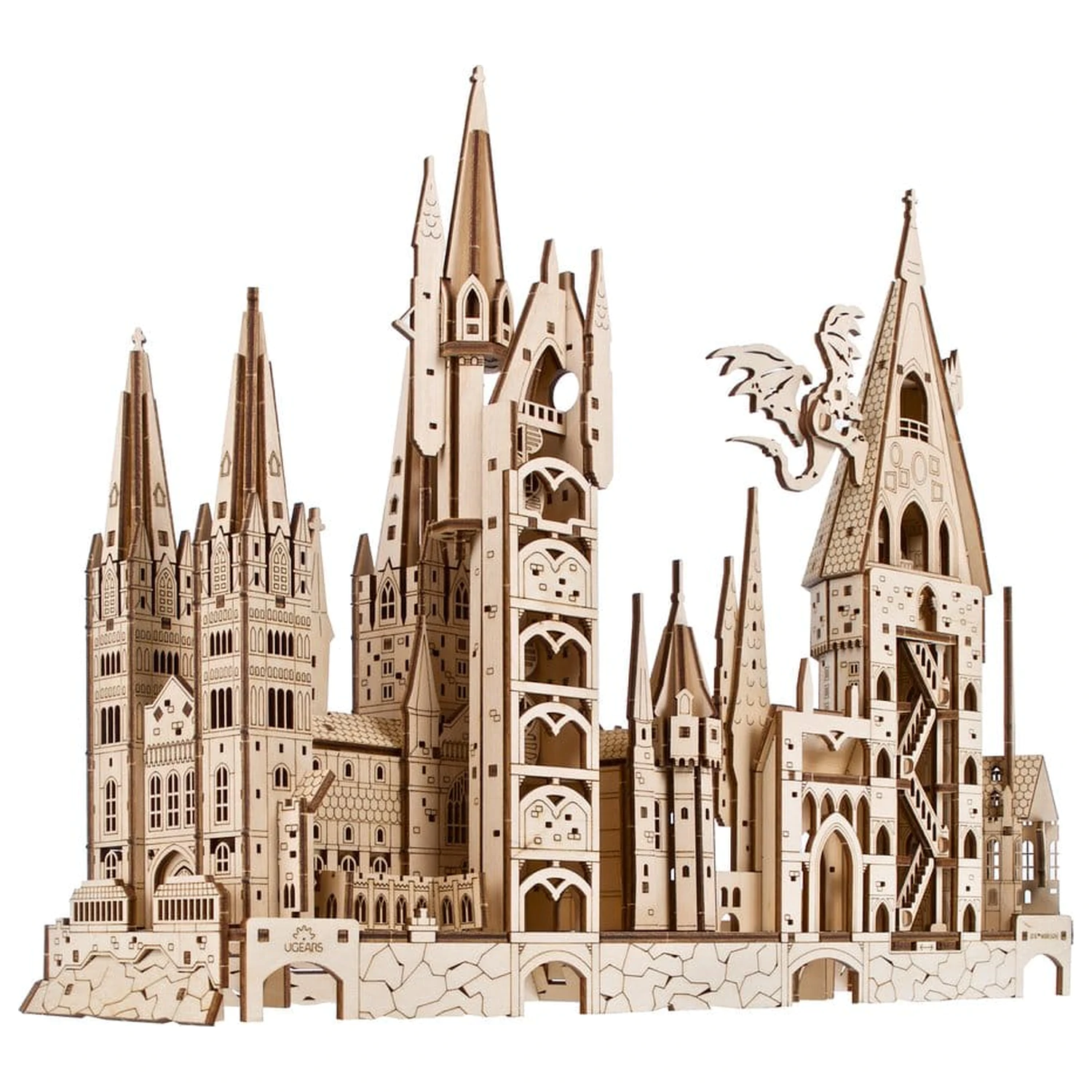 Harry Potter 3D dřevěné puzzle Bradavický hrad fotografii produktu