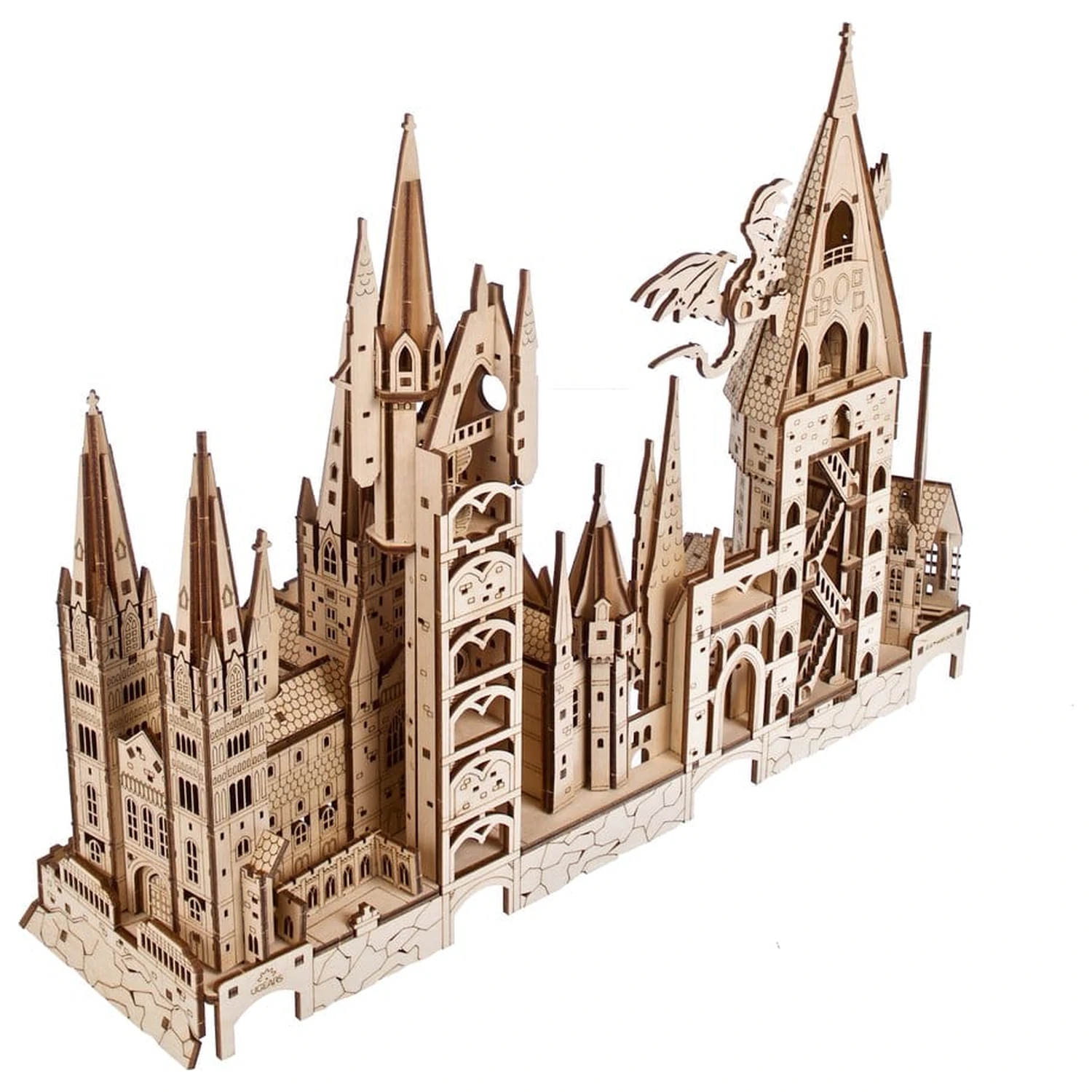 Harry Potter 3D dřevěné puzzle Bradavický hrad fotografii produktu