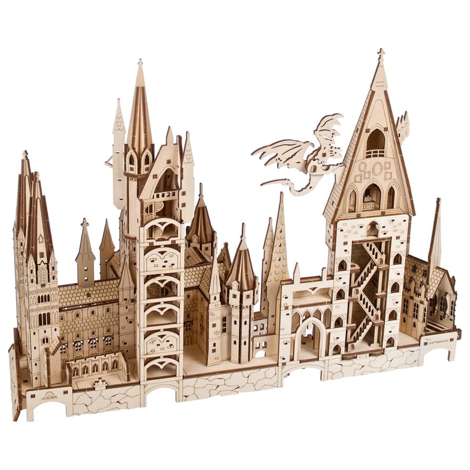 Harry Potter 3D dřevěné puzzle Bradavický hrad fotografii produktu