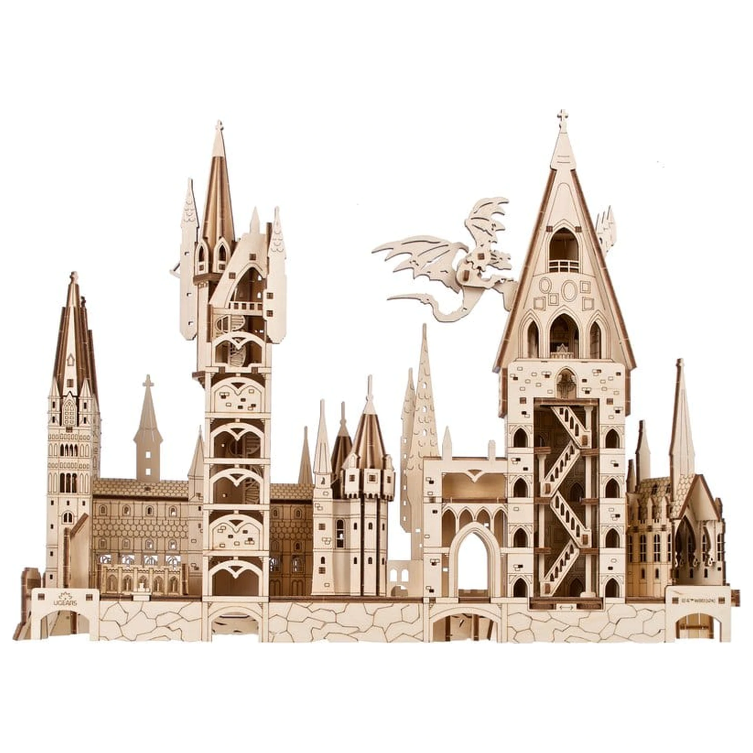 Harry Potter 3D dřevěné puzzle Bradavický hrad fotografii produktu