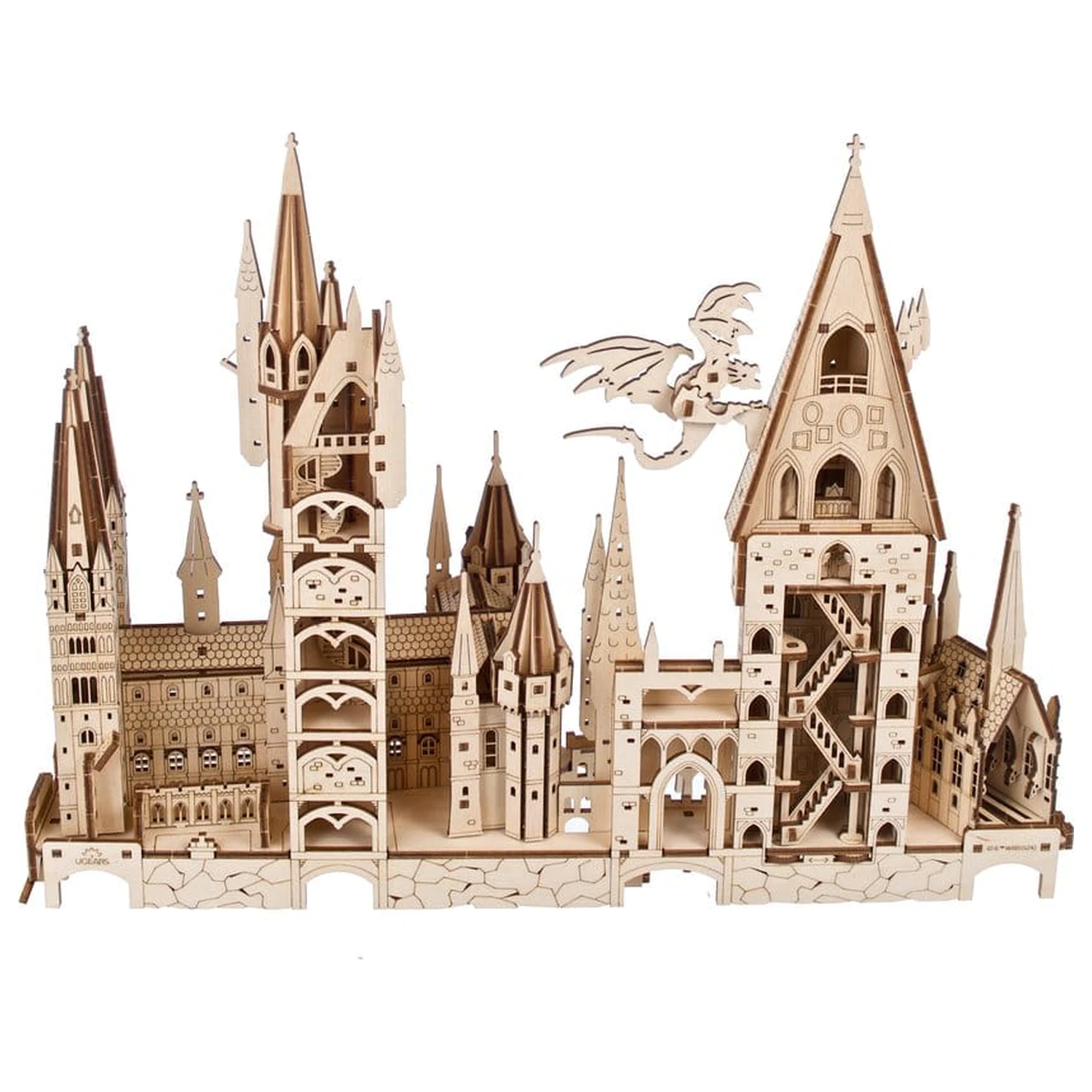 Harry Potter 3D dřevěné puzzle Bradavický hrad fotografii produktu