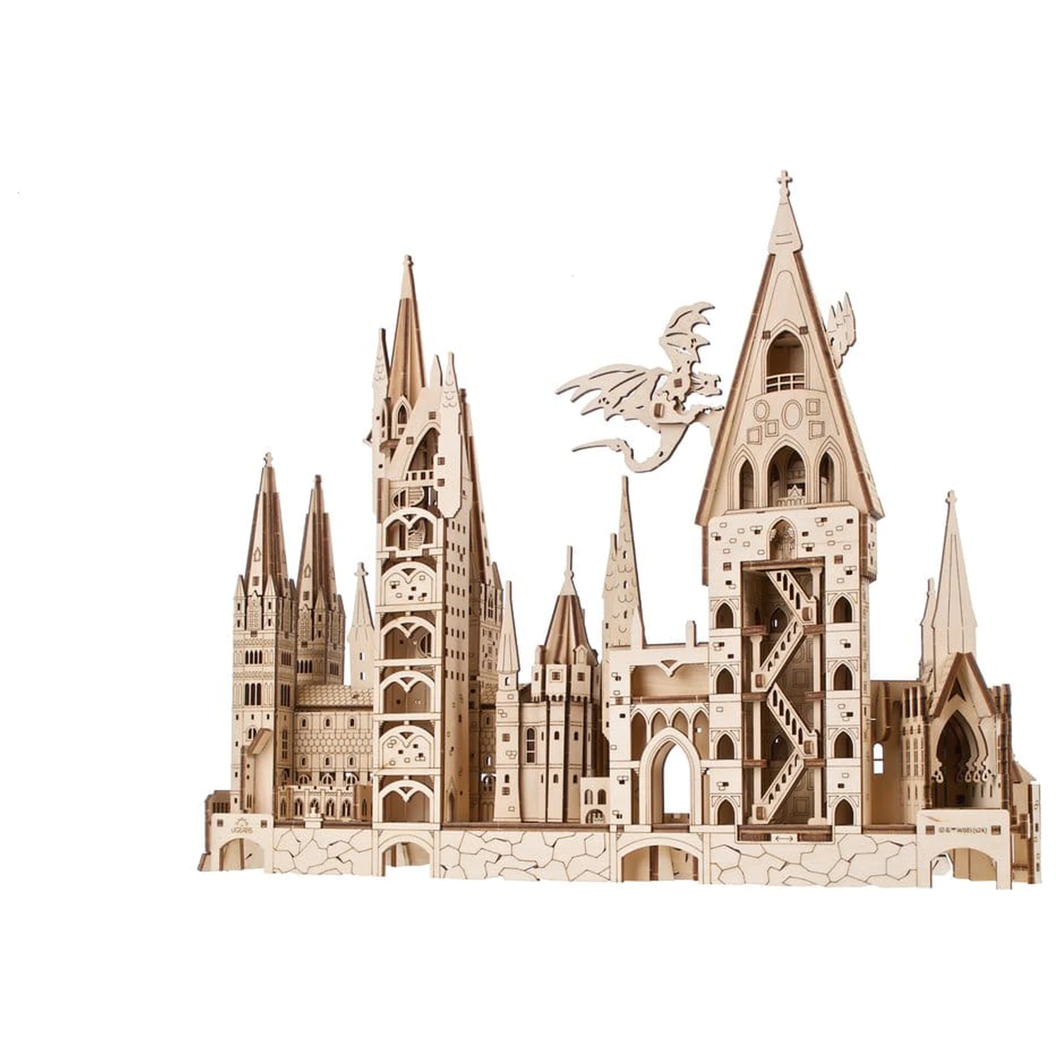 Harry Potter 3D dřevěné puzzle Bradavický hrad fotografii produktu