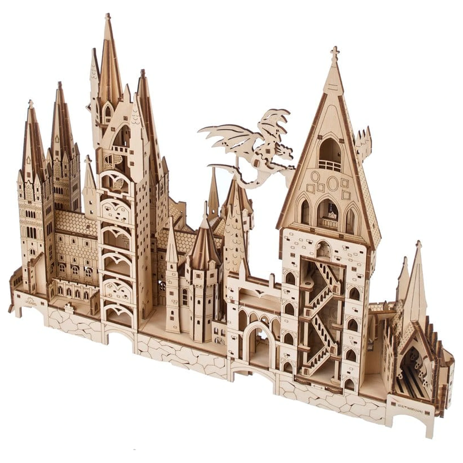 Harry Potter 3D dřevěné puzzle Bradavický hrad fotografii produktu