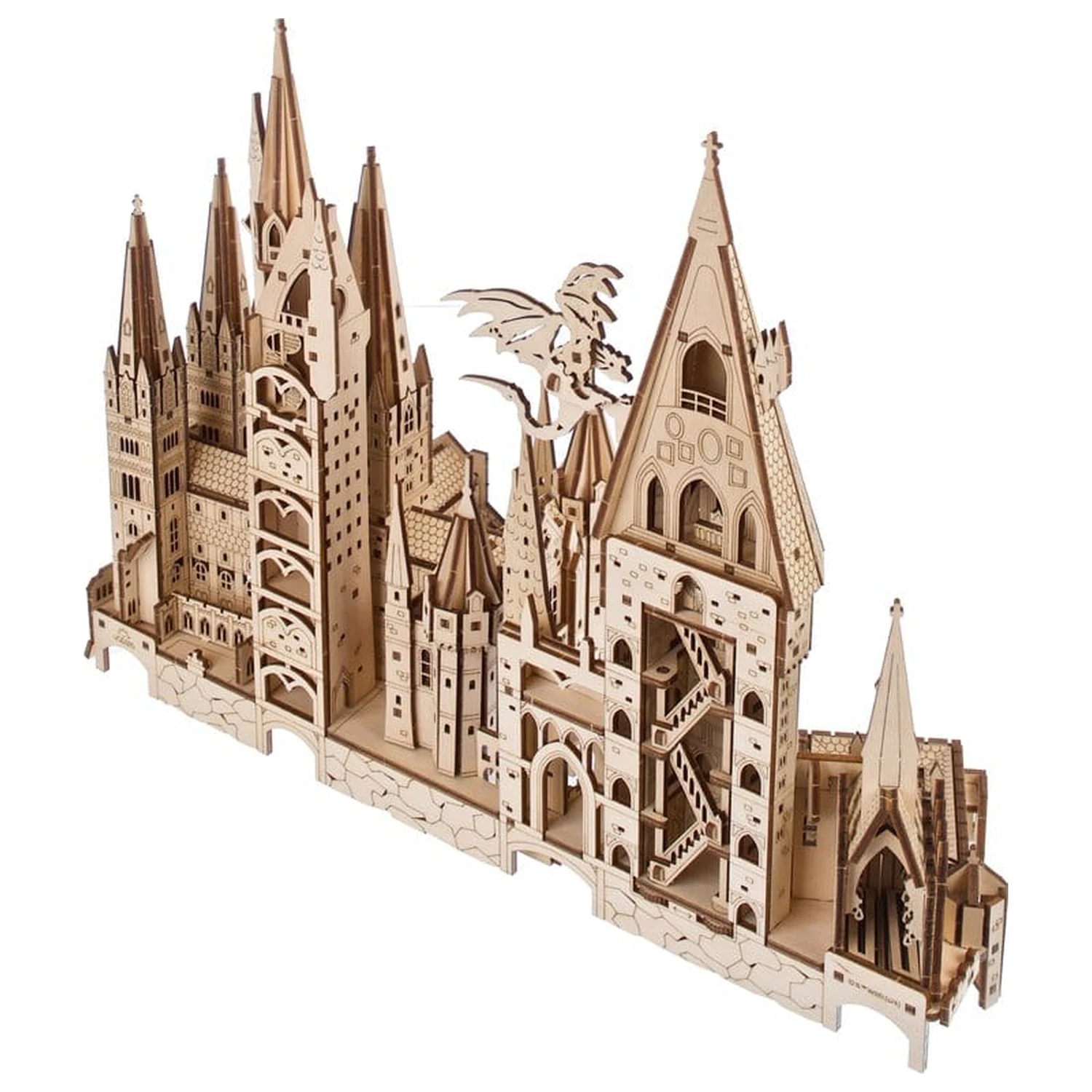 Harry Potter 3D dřevěné puzzle Bradavický hrad fotografii produktu