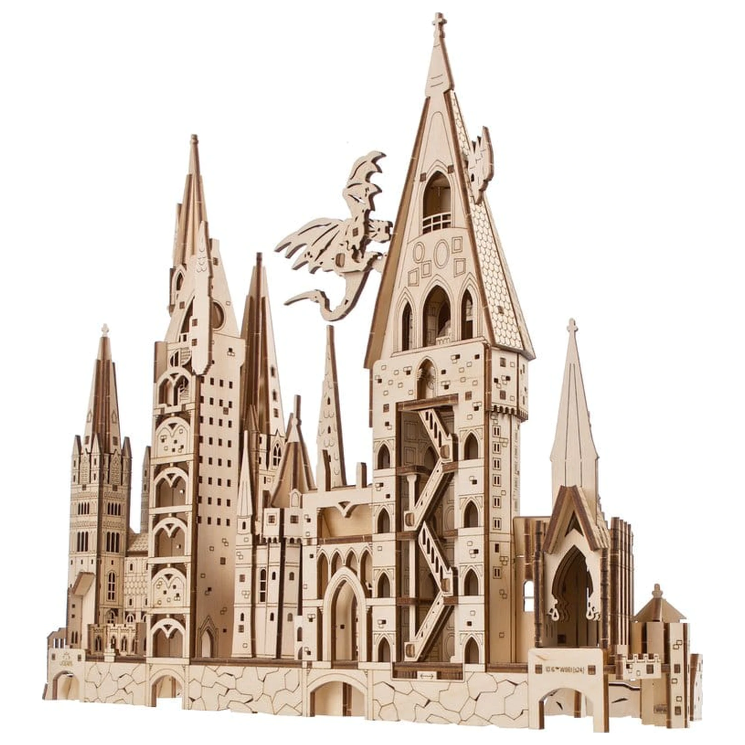 Harry Potter 3D dřevěné puzzle Bradavický hrad fotografii produktu