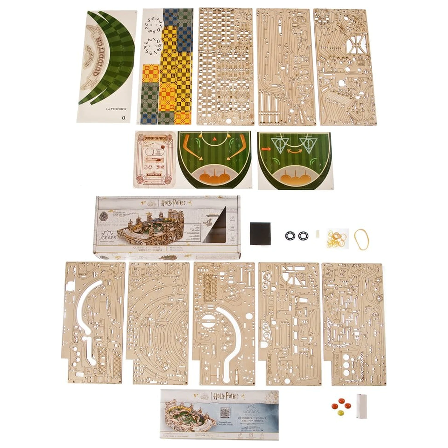 Harry Potter 3D dřevěné puzzle famfrpálový flipper fotografii produktu