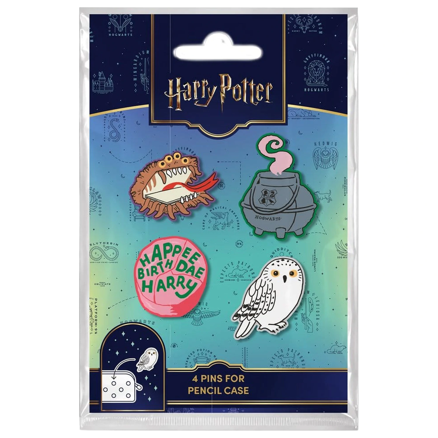 Harry Potter Sada odznáčků 4 kusy fotografii produktu
