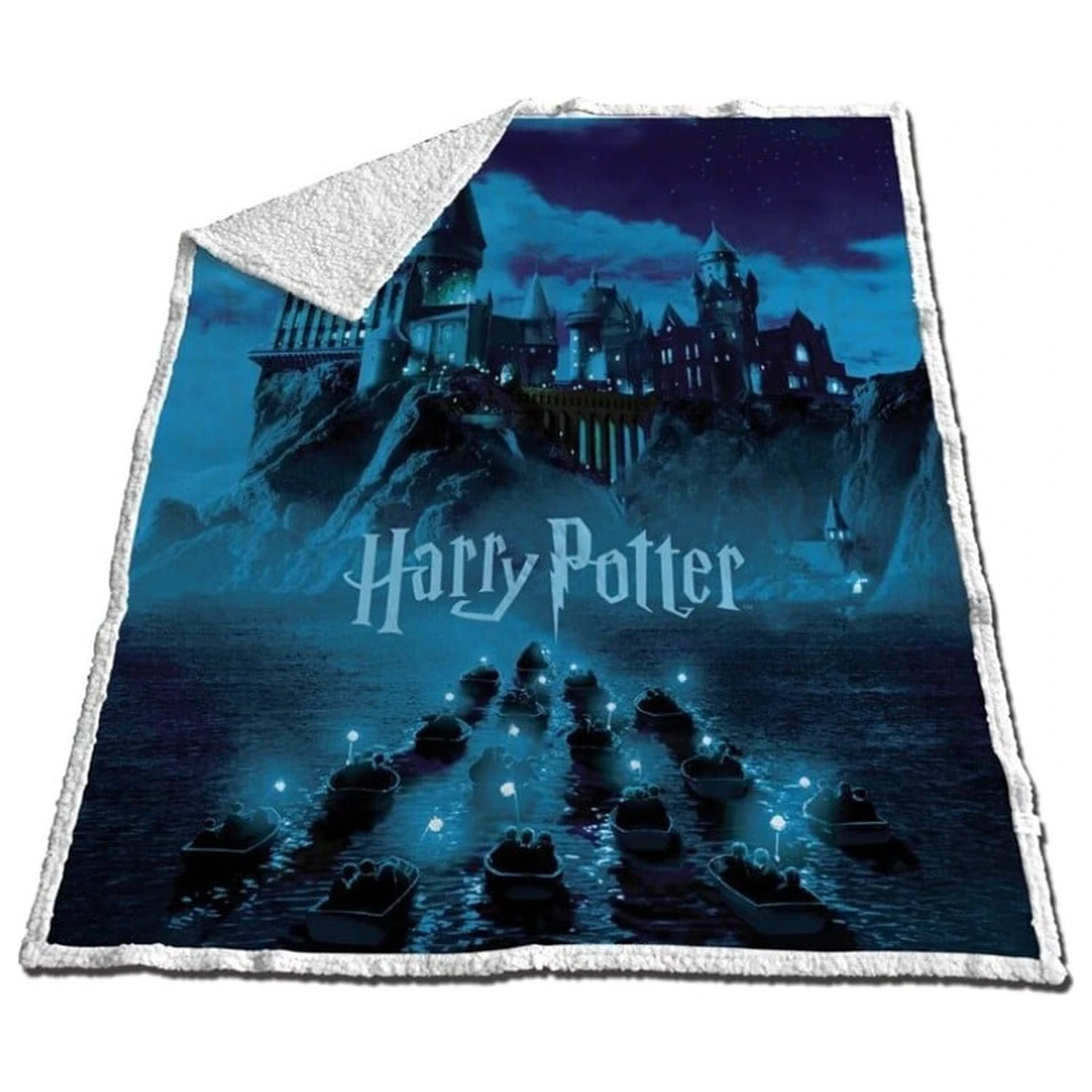 Harry Potter Arrival at Hogwarts Sherpa deka 130x170cm fotografii produktu