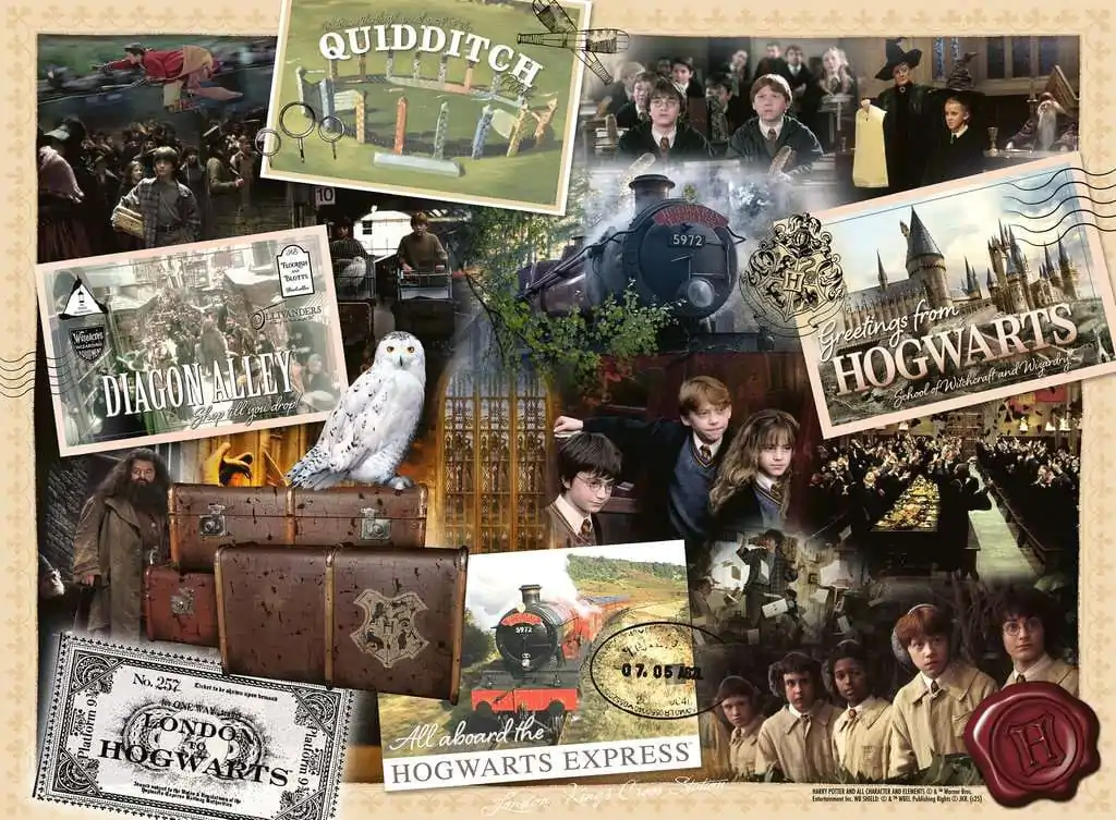 Harry Potter Dětské Puzzle XXL Zpátky na Hogwarts (300 dílků) fotografii produktu