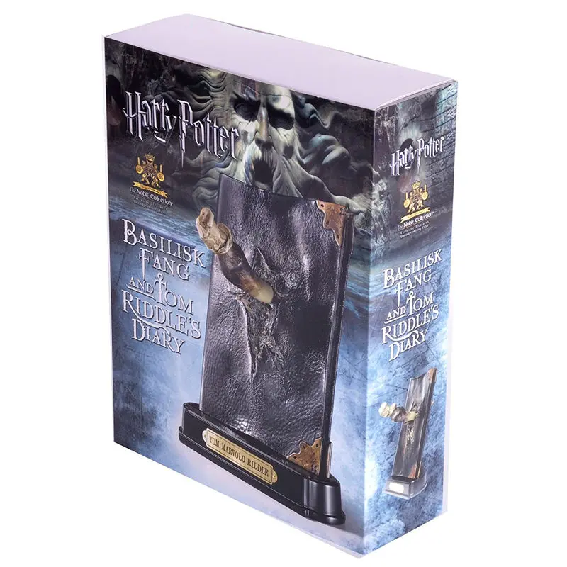 Harry Potter Replica 1/1 Basilisk Fang and Tom Riddle Diary – replika 1:1, baziliškův tesák a deník Toma Raddlea fotografii produktu