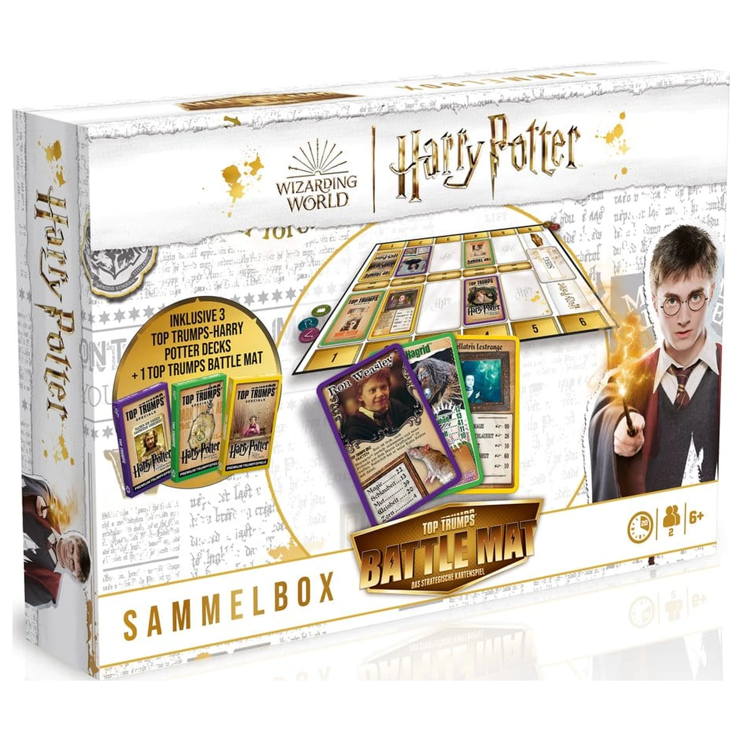 Harry Potter desková hra bojiště podložka *německá verze* fotografii produktu