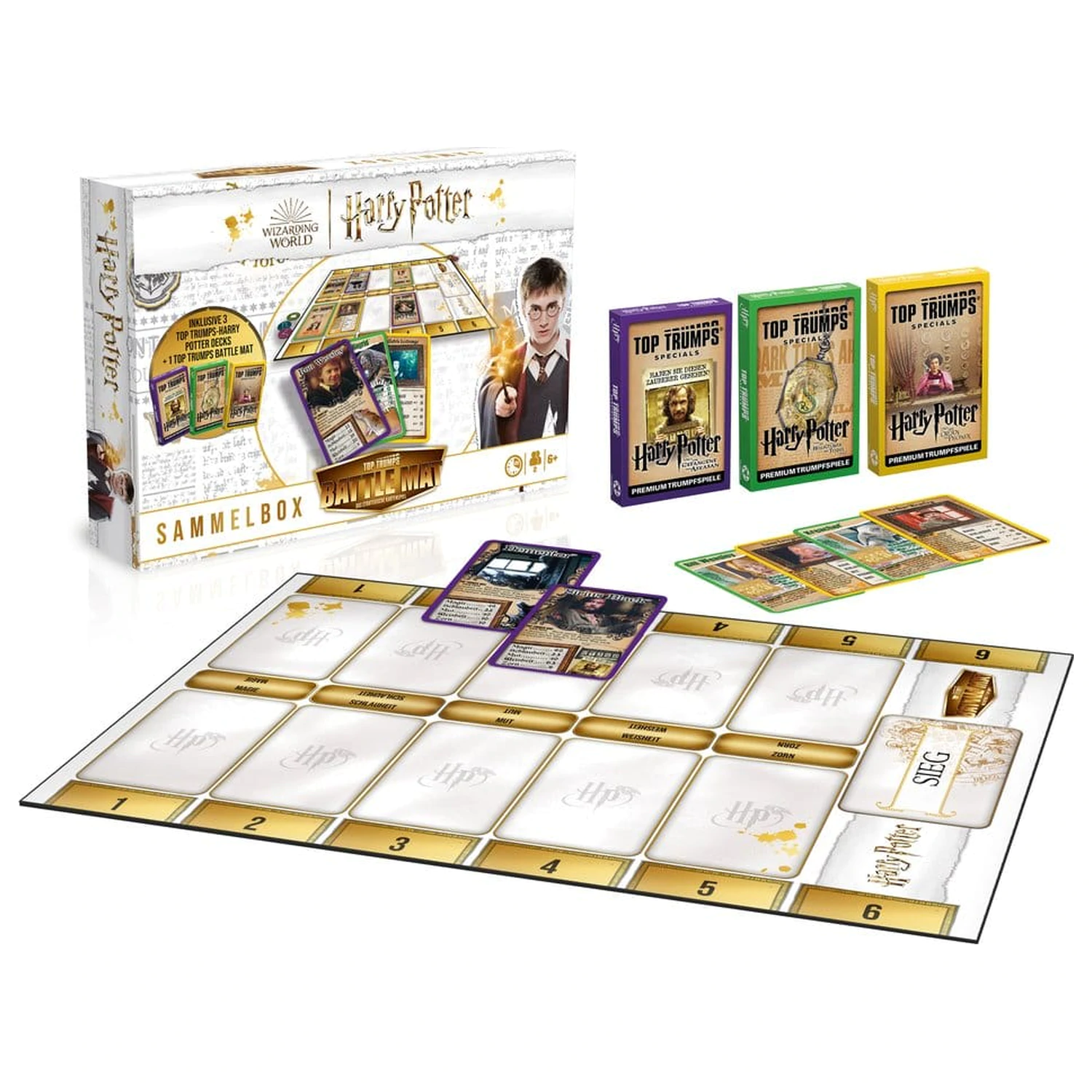 Harry Potter desková hra bojiště podložka *německá verze* fotografii produktu