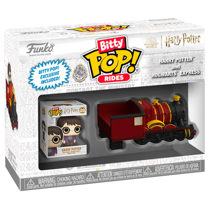 Harry Potter Bitty Funko POP! Rides vinylová figurka Harry Potter s Bradavickým expresem 2,5 cm fotografii produktu