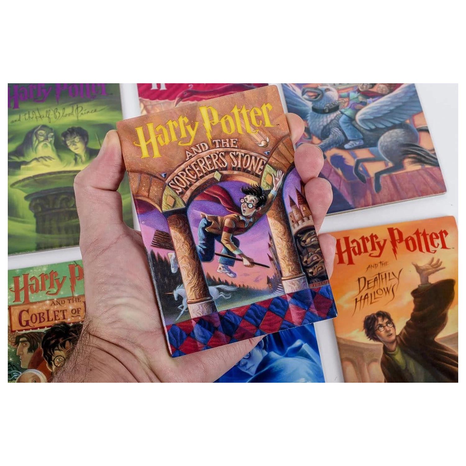 Harry Potter podtácky inspirované knihou (sada 7) fotografii produktu