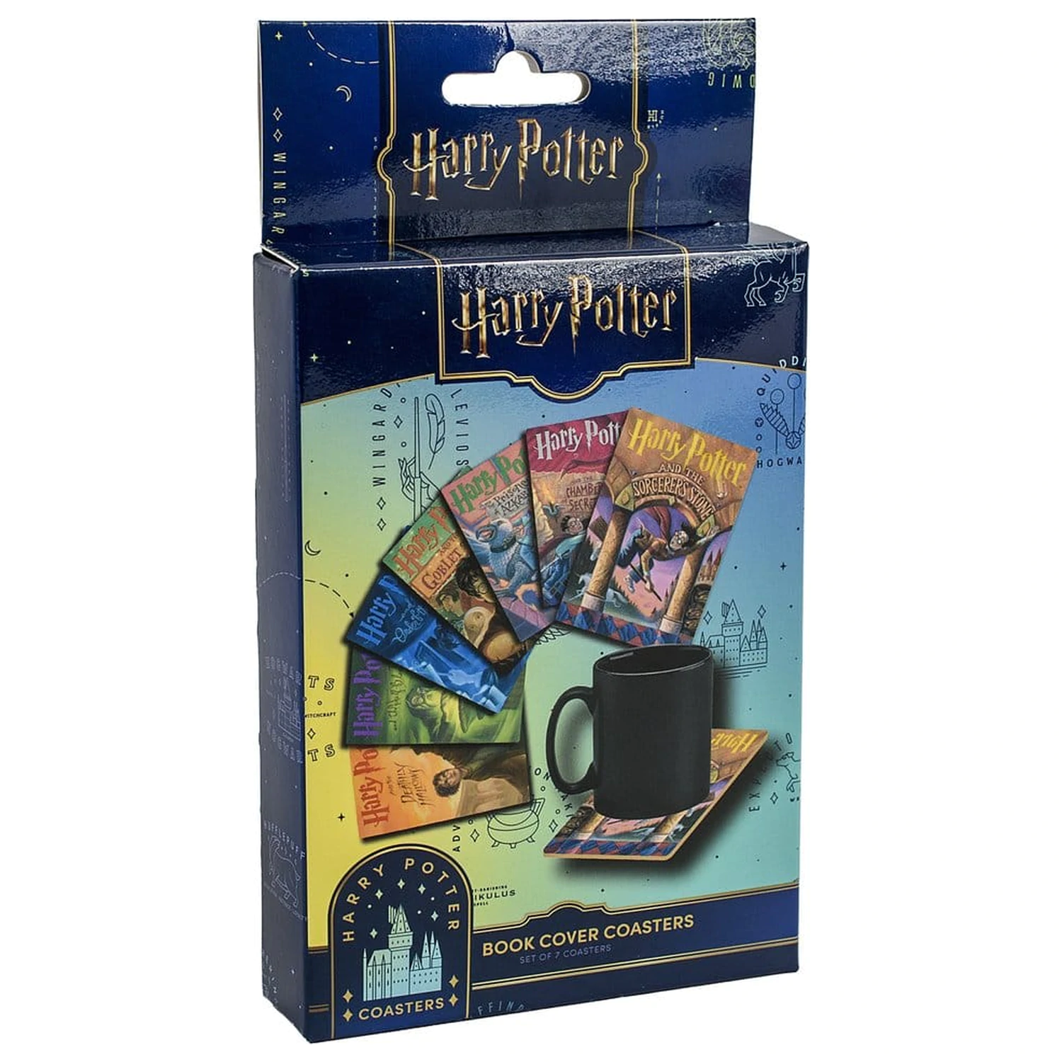 Harry Potter podtácky inspirované knihou (sada 7) fotografii produktu