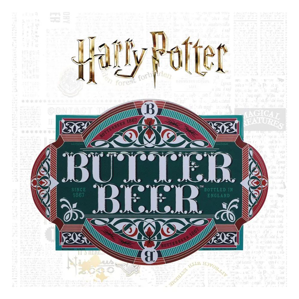 Harry Potter plechová cedule Butter Beer fotografii produktu