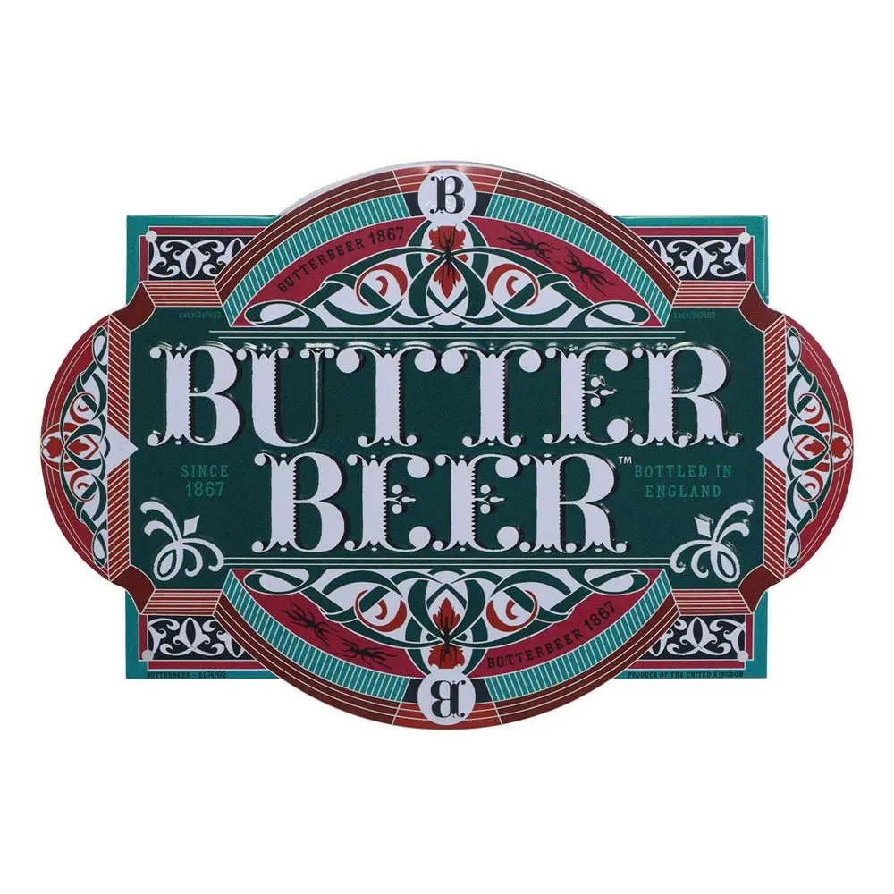 Harry Potter plechová cedule Butter Beer fotografii produktu