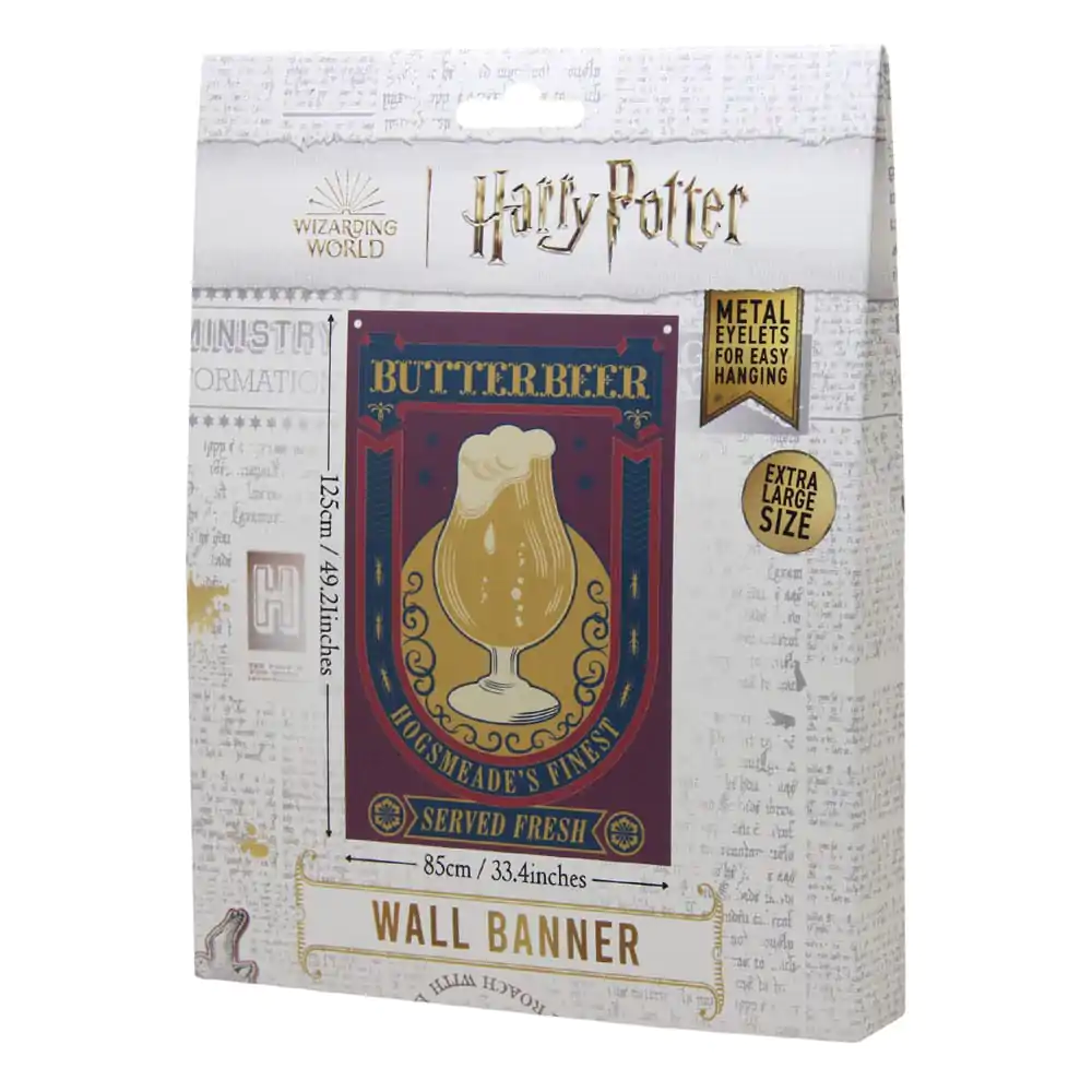 Harry Potter Wall Banner Butterbeer 125 x 85 cm fotografii produktu