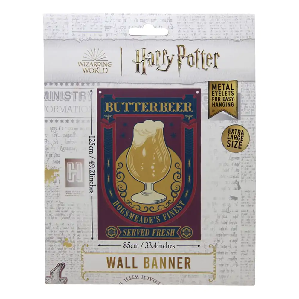 Harry Potter Wall Banner Butterbeer 125 x 85 cm fotografii produktu