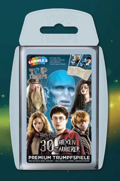 Harry Potter karetní hra Top Trumps Největší čarodějnice a kouzelníci *German Version* fotografii produktu