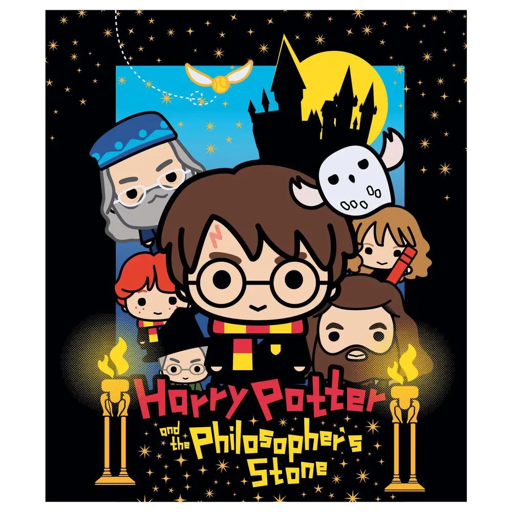 Harry Potter Chibi prémiová korálová deka fotografii produktu