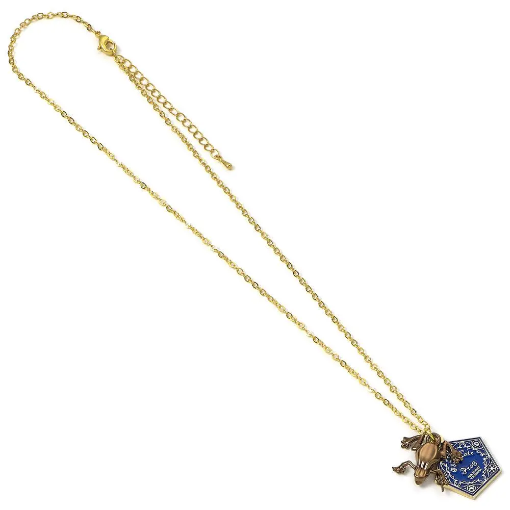 Harry Potter Přívěsek & Náhrdelník Chocolate frog (gold plated) fotografii produktu
