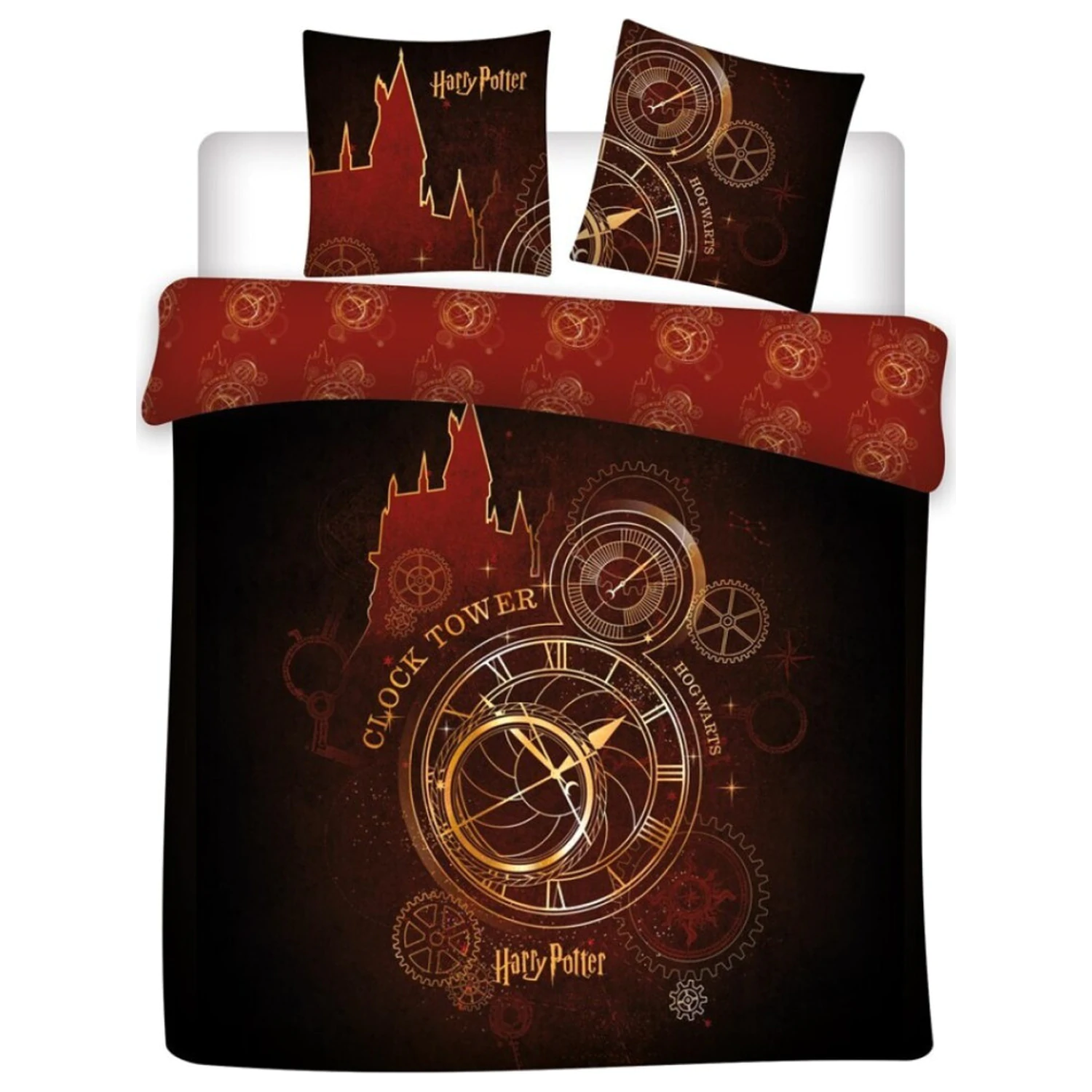 Harry Potter Clock Tower sada povlečení na dvoulůžko fotografii produktu