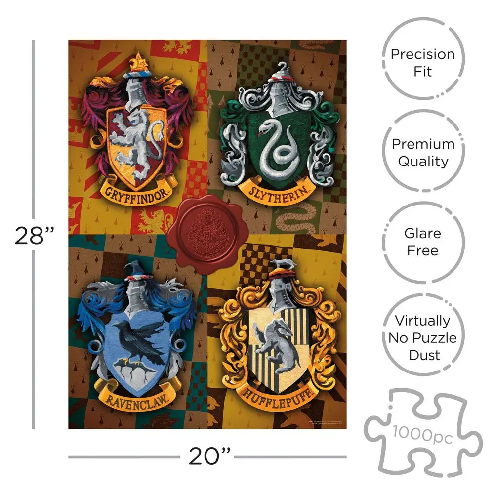 Harry Potter Puzzle s erby (1000 dílků) fotografii produktu