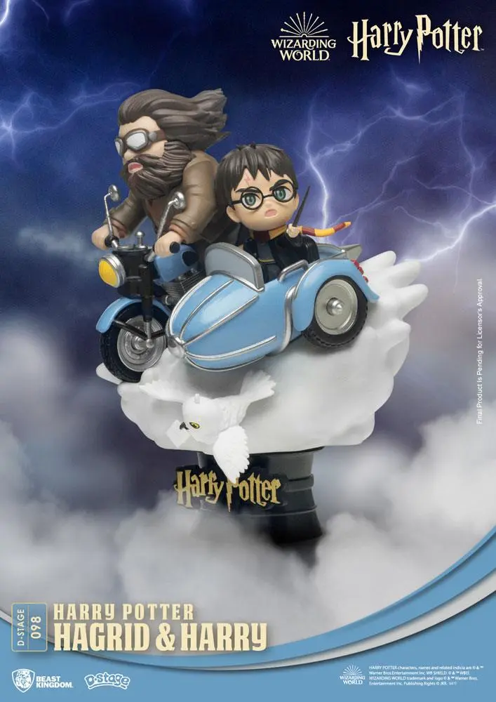 Harry Potter D-Stage PVC Diorama Hagrid & Harry Nová verze 15 cm fotografii produktu