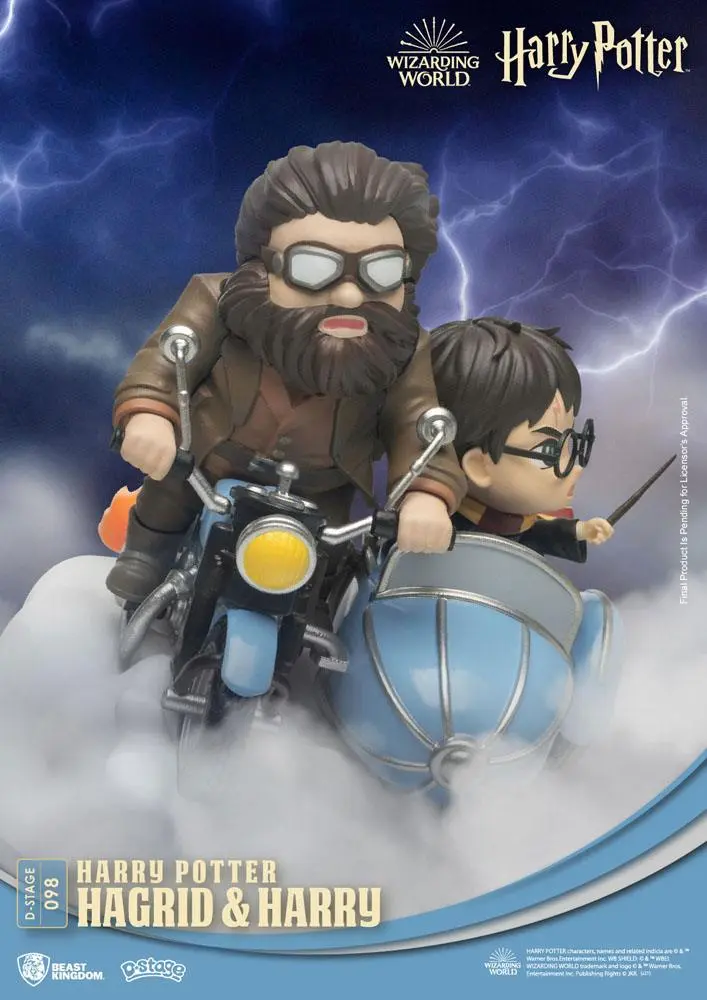 Harry Potter D-Stage PVC Diorama Hagrid & Harry Nová verze 15 cm fotografii produktu