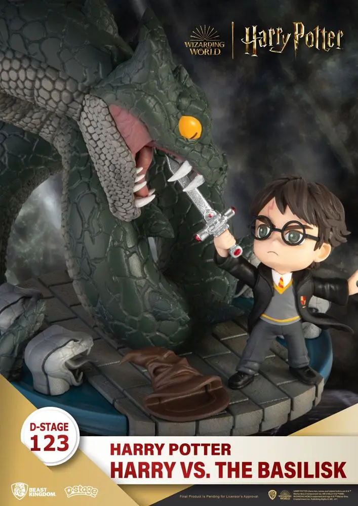 Harry Potter D-Stage PVC Dioráma Harry vs. the Basilisk 16 cm fotografii produktu