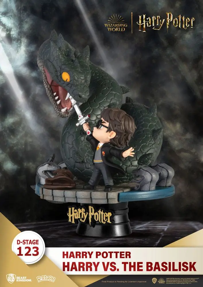 Harry Potter D-Stage PVC Dioráma Harry vs. the Basilisk 16 cm fotografii produktu