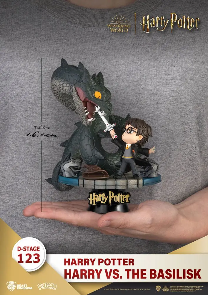 Harry Potter D-Stage PVC Dioráma Harry vs. the Basilisk 16 cm fotografii produktu