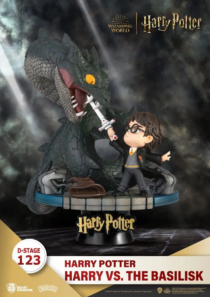 Harry Potter D-Stage PVC Dioráma Harry vs. the Basilisk 16 cm fotografii produktu