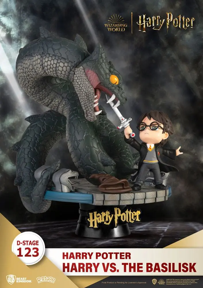Harry Potter D-Stage PVC Dioráma Harry vs. the Basilisk 16 cm fotografii produktu