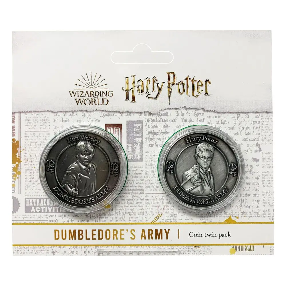 Harry Potter sběratelská mince 2 ks Dumbledore's Army: Harry & Ron Limited Edition fotografii produktu