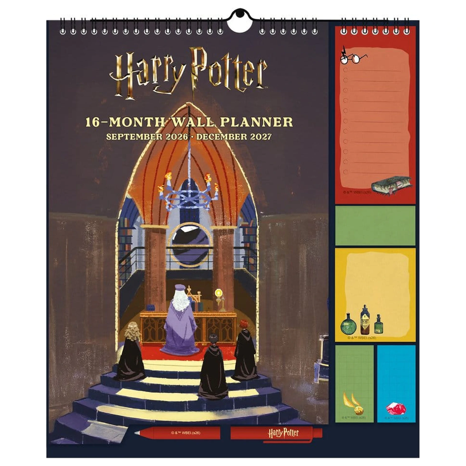 Harry Potter Nástěnný plánovač 2026/27 30 x 34 cm fotografii produktu