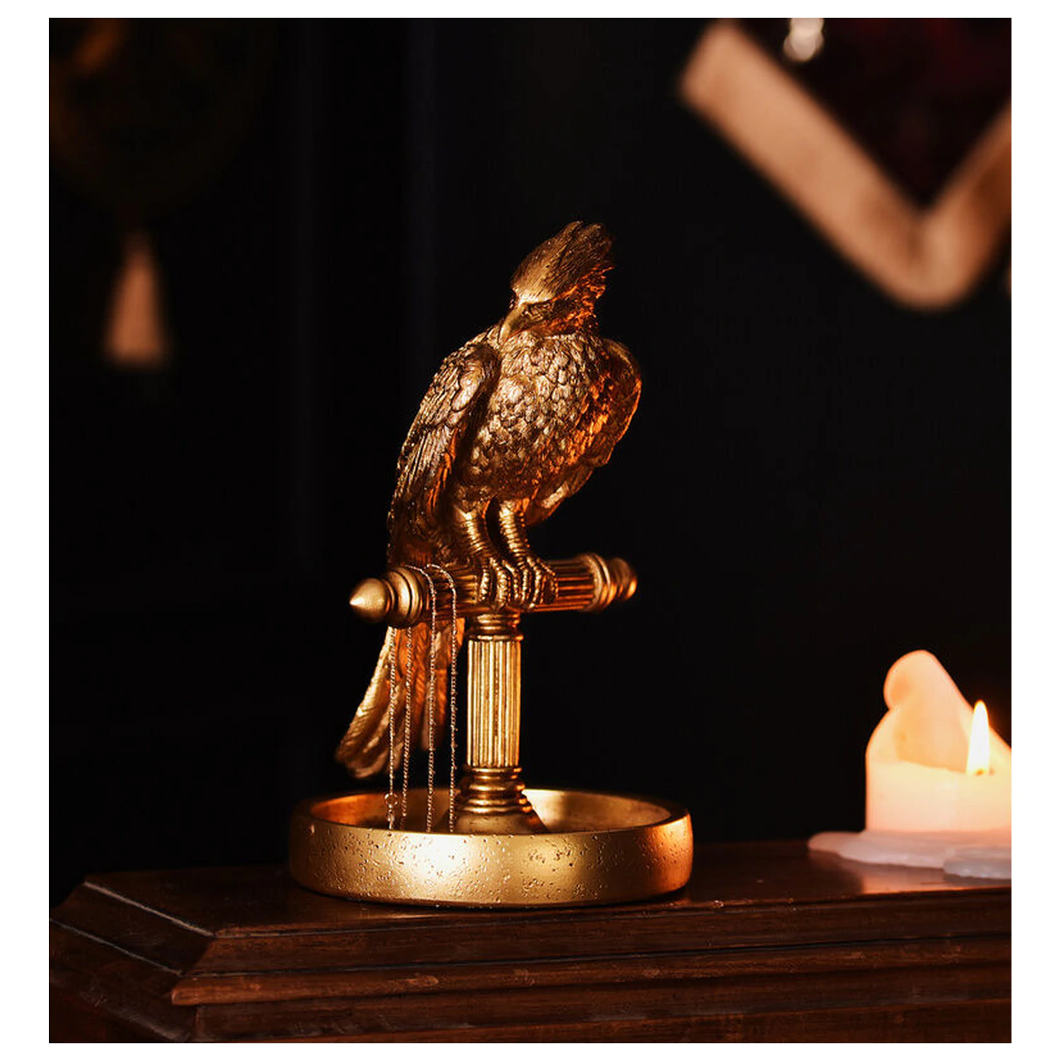 Harry Potter Fawkes stojan na šperky 21 cm fotografii produktu