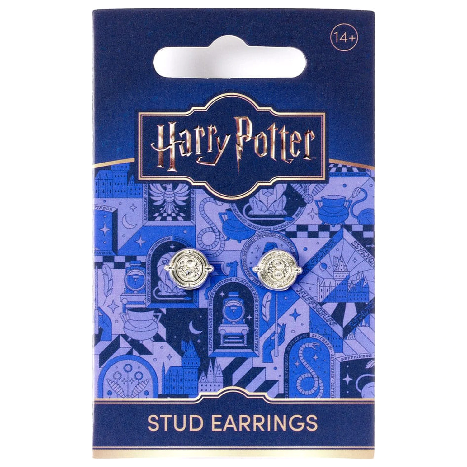 Harry Potter Náušnice Time Turner (stříbrný odstín) fotografii produktu