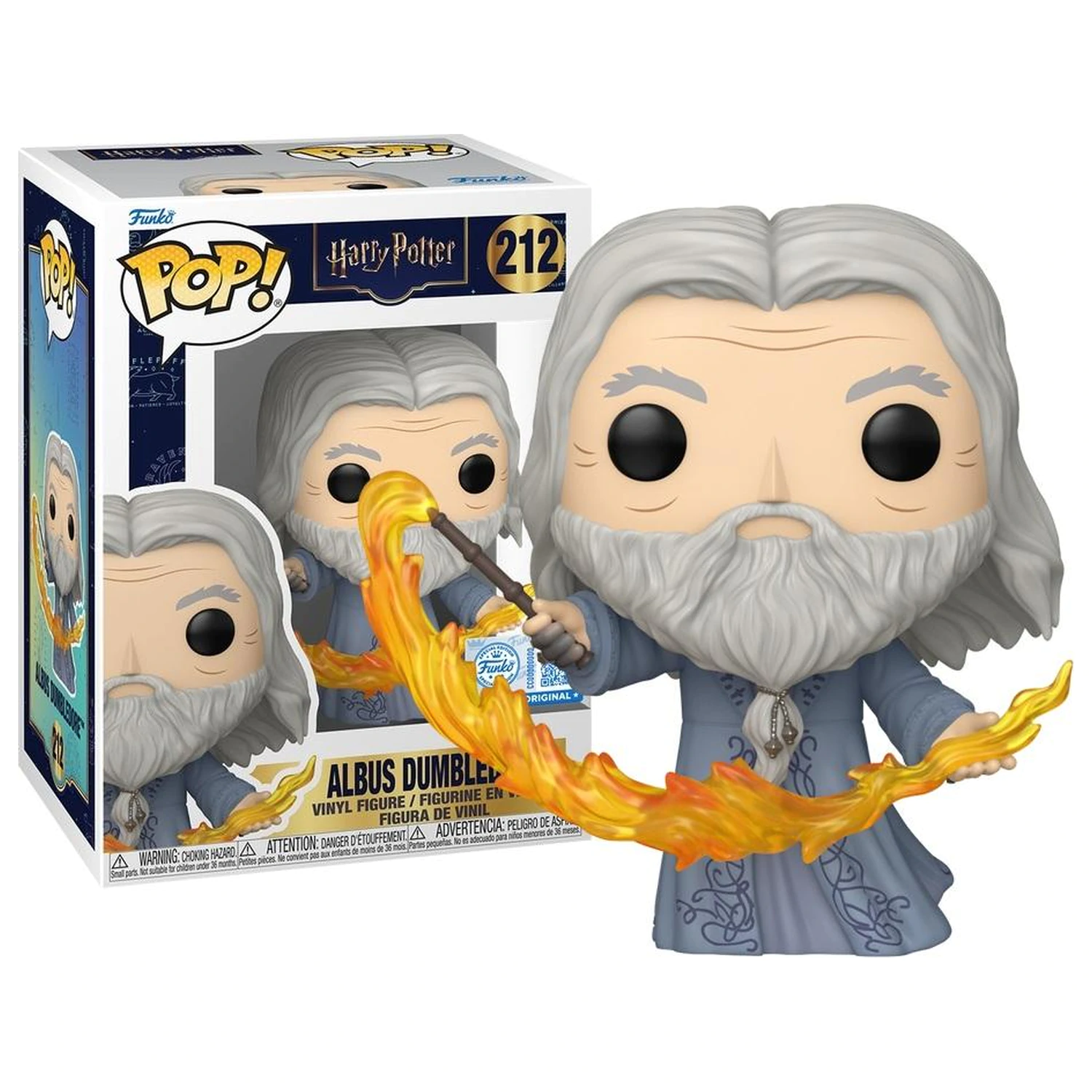 Figurka Harry Potter Funko POP Dumbledore (Flame) fotografii produktu
