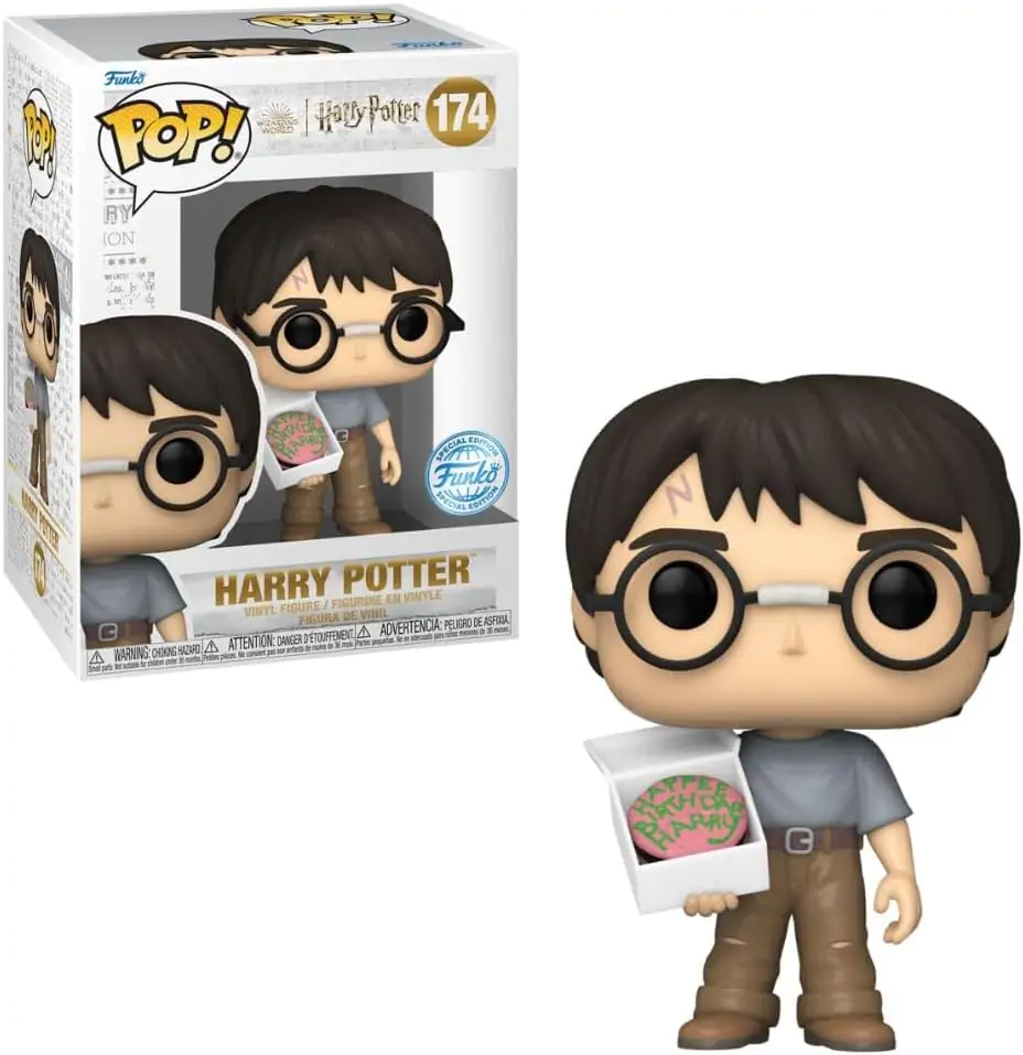 Harry Potter Funko POP! Movies vinylová figurka Narozeninový Harry s dortem Exclusive Edition 9 cm fotografii produktu