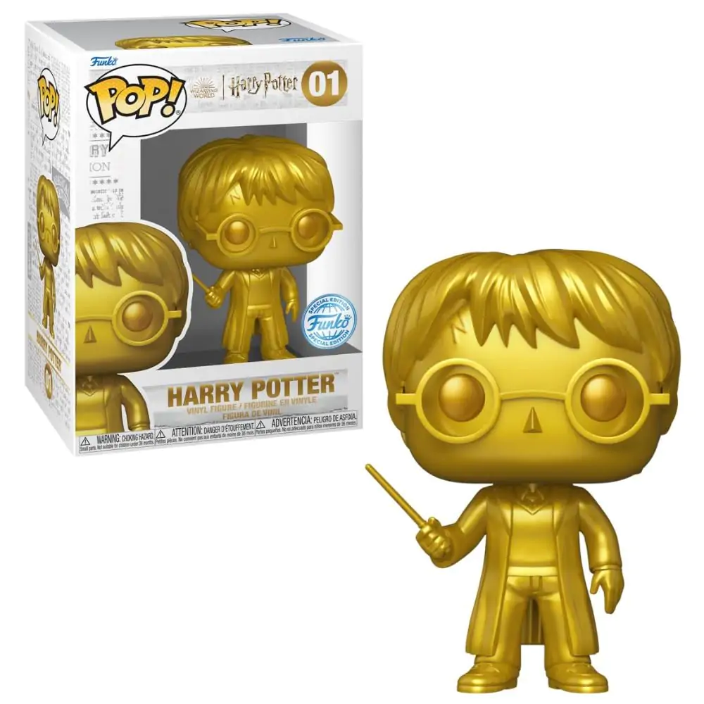 Harry Potter Funko POP! Movies Vinylová figurka Harry Potter Gold Exclusive 9 cm fotografii produktu