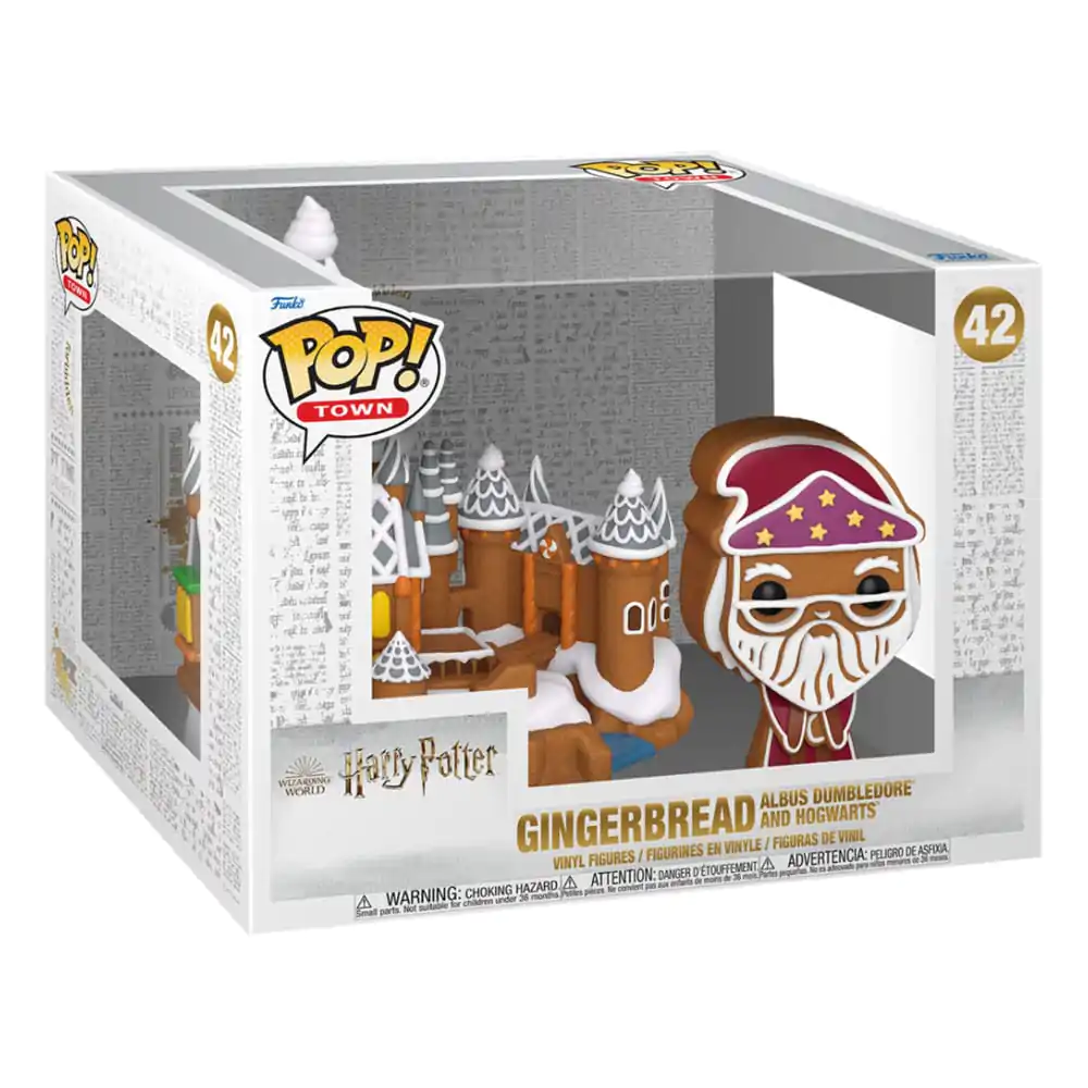 Harry Potter Funko POP! Town vinylová figurka Dumbledore & Hogwarts 9 cm fotografii produktu