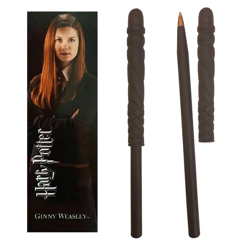 Hůlka, pero a záložka Harry Potter Ginny Weasley fotografii produktu